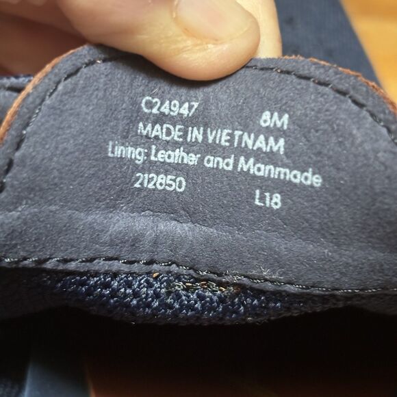 Cole Haan Original ZeroGrand Stitchlite Wingtip Oxford Navy Shoes Men's 8 M - Picture 11 of 11